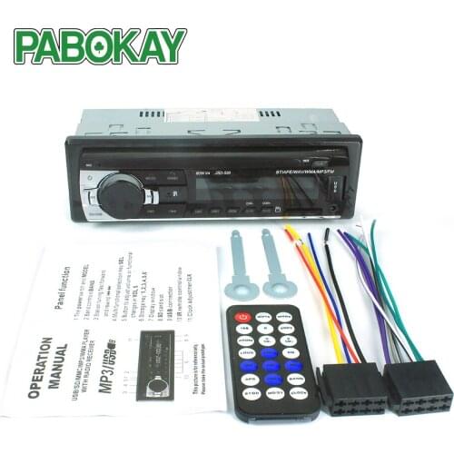 For 1DIN In-Dash Car Radios Stereo Remote Control Digital Bluetooth Audio Music 12V Radio Mp3 Player USB/SD/AUX-IN