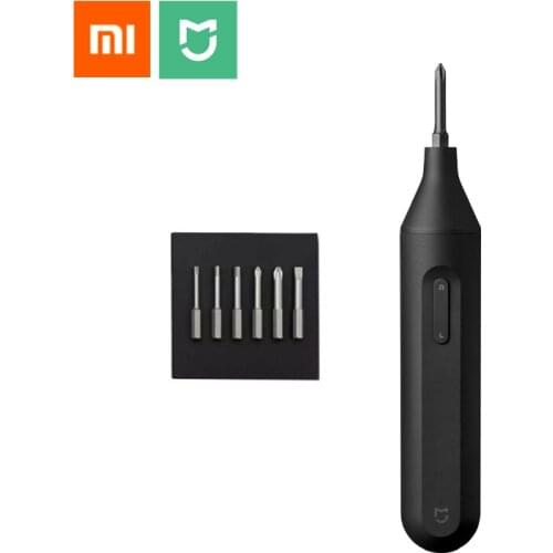 Xiaomi Mijia Electric Screwdriver Electric/Manual Integrated Screw Driver 1500mAh Rechargeable W/6 S2 Screw Bits Set