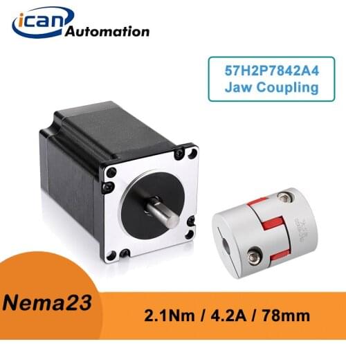 ICAN Nema 23 Stepper Motor Coupling Kit Electronics 2.1Nm 4.2A Coupler