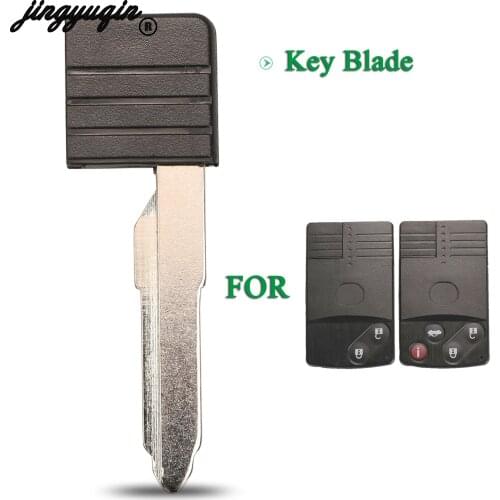 Jingyuqin 10pcs Replacement Remote Car Key Blade For Mazda 6 2006 - 2007 RX-8 2004-2011 MX-5 Miata 2006-2008 Fob Uncut Blank