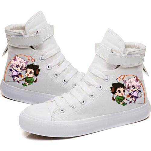 Hunter X Hunter Printed High Top Canvas Shoes Cozy Sneakers