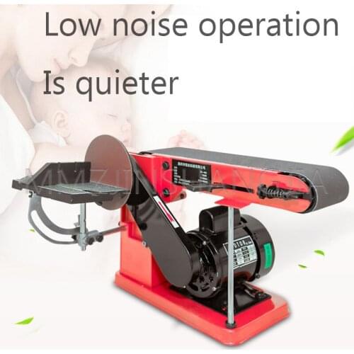 220V Multi-Function Belt Sander Desktop Sanding Machine 350W High Power Portable Woodworking Tools