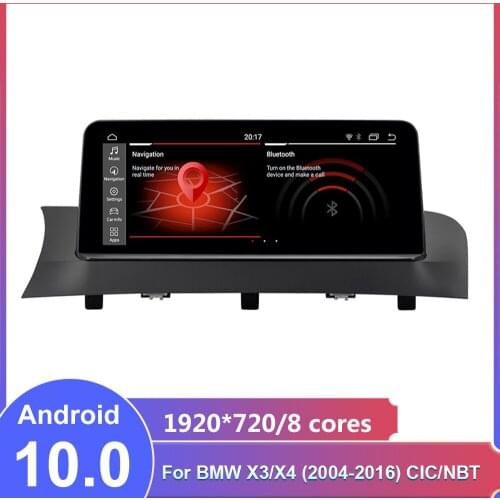 MSM8953 Android 10.0 Auto Gps Navigation Radio Player forBMW X3/X4 F25/26(2011-2013) CIC 4G 64G built-in Carplay