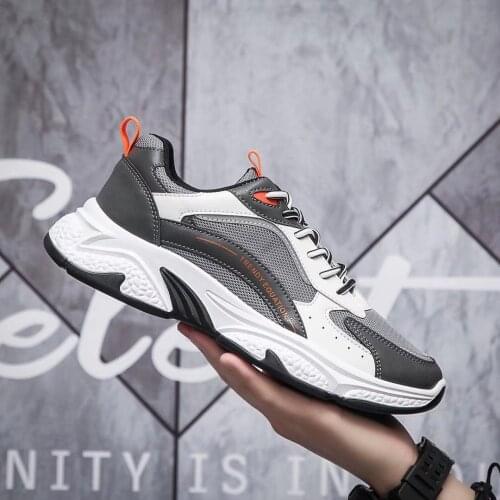 YSHUNIJ Men Shoes 2021 Spring New Sports Mens Shoes Casual Shoes Mens Daddy Shoes