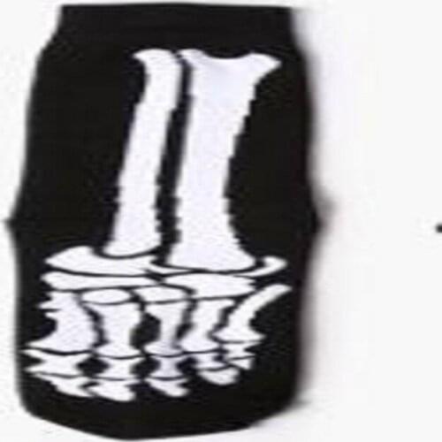 Embroidery text simulation skeleton socks personality trend men and women couple art in the tube cotton socks
