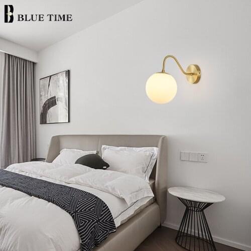E27 Single Head Wall Light for Bedside Lights Living Room Bedroom Dining Room Kitchen Wall Lamp Home Indoor LED Lighting Fixture