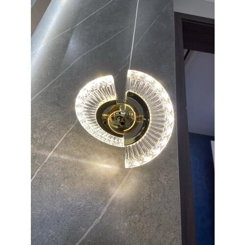 Dining Room Chandelier Lighting Modern Creative Golden Rotatable Living Room Decoration Light Restaurant Bedroom Bar Chandelier