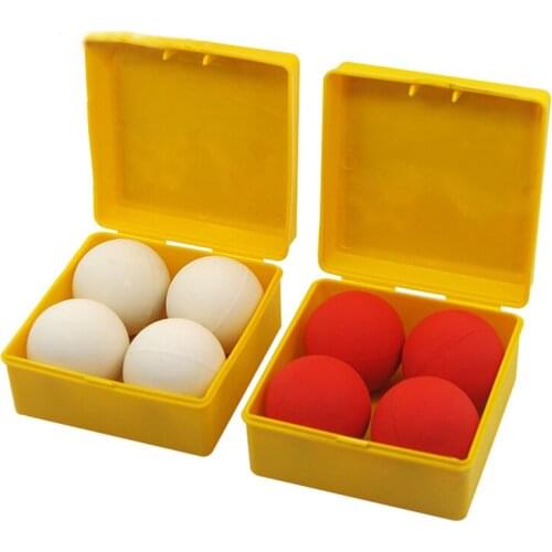 Good quality Best one ball to four white red Soft rubber Multiplying Ball stage magic tricks magician props magic toy
