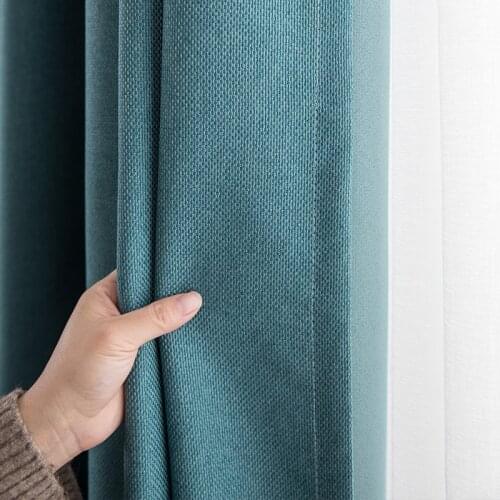 Living Room Window Curtains 23 Colors Modern Bedroom Curtains Kitchen Cortains Home Drapes Ready Made Finished Drapes
