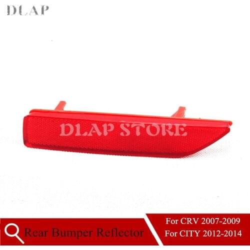 Auto Left Right Rear Bumper Reflector Fog Light Fog Lamp For Honda For CRV RE 2007 2008 2009 For CITY GM2/3 2012 2013 2014