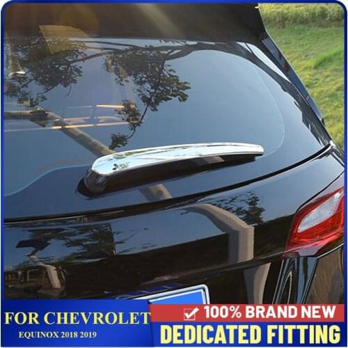 For Chevrolet Equinox 2017 2018 2019 ABS Chrome Tail Windscreen Wipers Rear Window Wiper Cover Trims Car Accessories