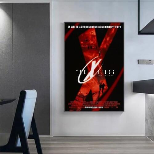V0314 The X Files (3) Vintage Classic Movie Wall Silk Cloth HD Poster Art Home Decoration Gift