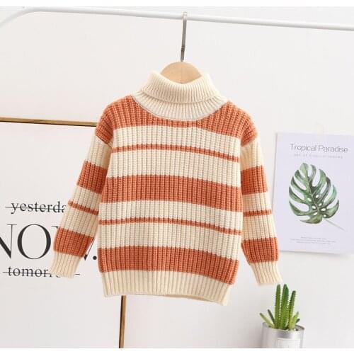 High Neck Spring Autumn Tops Boys Sweater Jacket Coat Kids Overcoat Outwear Teenager Children Clothes School Gift High Quality