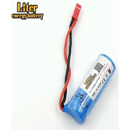 3.7V 1300mAH Remote control aircraft helicopter JST black insert lithium battery 3.7V 1300mAH 18500 cylinder S900 Subscription