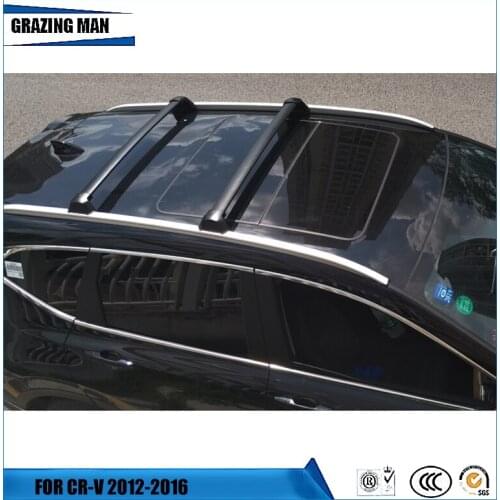 High quality 2 PCS screw install Aluminium alloy roof rack rail cross bar luggage carrier baggage carrier for Honda 2017