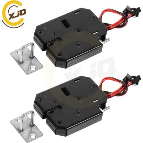 XJQ 5pcs/lot Magnetic Lock DC12V Electric Lock Electromagnetic Door Lock for Smart Express Cabinet Vending Machine Solenoid Lock