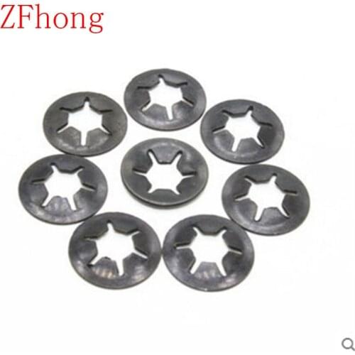 1000pcs m3 star lock starlock push on fixes clip washer 65Mn