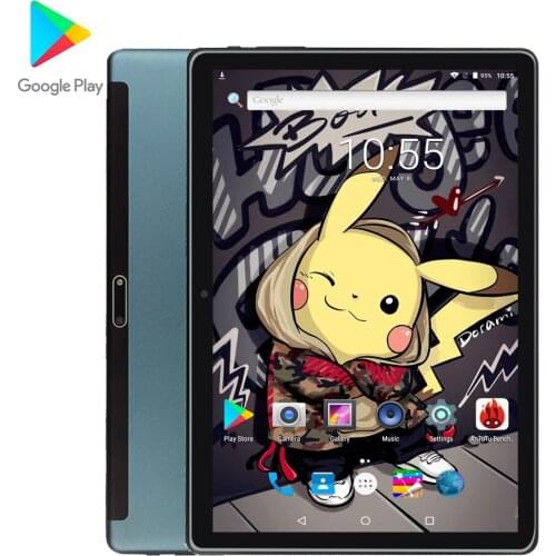 2020 Super Tempered 2.5D Screen 10 inch tablet PC Android 9.0 OS Quad Core Wifi GPS 10.1 Tablet Phone Call Dual SIM Smart Phone