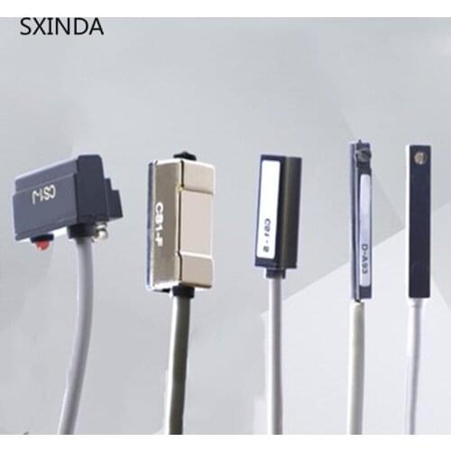 2PCS Magnetic Switch CS1-J CS1-F CS1-U CS1-G CS1-M Cylinder Magnetic Induction Switch D-A73 D-C73 D-Z73 D-A93 Sensor