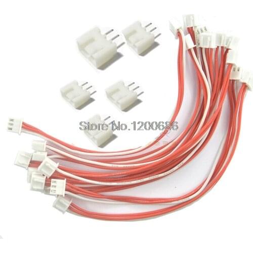 30CM 24AWG 2 Pin Cable with Dual End XH2.54 2Pin Female Connector Cable XH2.54mm Pitch Cable Plug 30cm