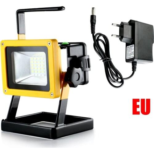 30W Rechargeable Portable Lamp Floodlights Work Light Colorful +White Light Powerful Outdoor emergency LED Lighting for camping