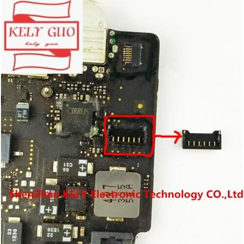 5PCS/LOT For Macbook pro A1502 A1425 speaker connector FPC contact 6 pin