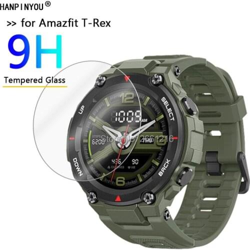 For Huami Amazfit T-Rex HD Clear Tempered Glass 9H 2.5D Premium Screen Protector Film For Amazfit T-Rex Sports Smart Watch