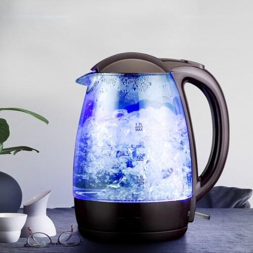Electric kettle household glass automatic power cut 304 stainless steel
