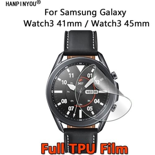 For Samsung Galaxy Watch4 Watch3 Watch 4 3 Classic 40mm 44mm 41mm 45mm 42mm 46mm Soft Hydrogel Film Screen Protector -Not Glass