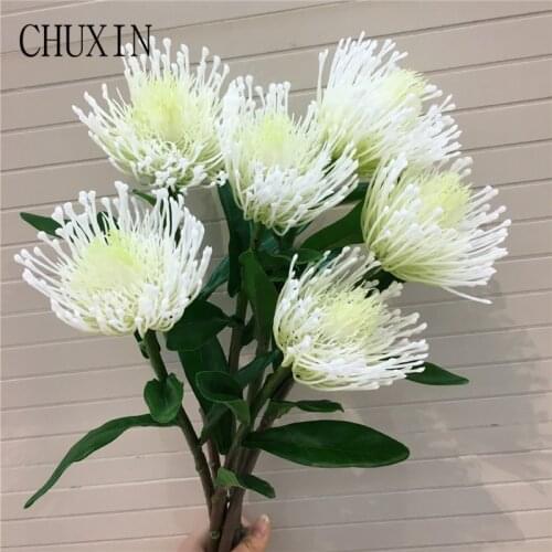 Artificial Flower Needle-Shaped Interior Living Room Dining Table Flower Arrangement Family Hotel Wedding Decorations Gift