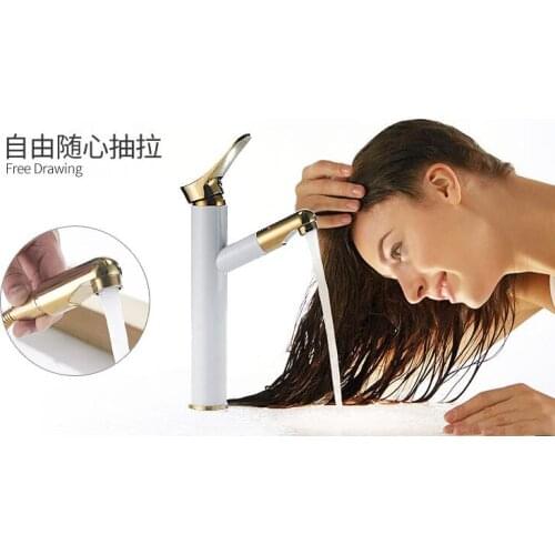 Kaimeilin Pull-out Bath Mixers With Shower Head