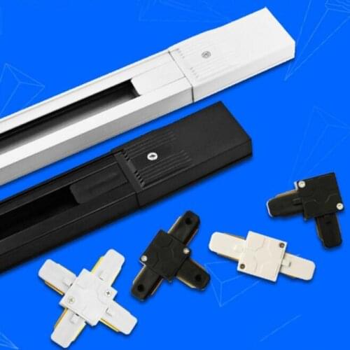 Free Shipping led track lighting kits led accessories track rail connectors conector "I"&"L"for tracking lighting Fixture system