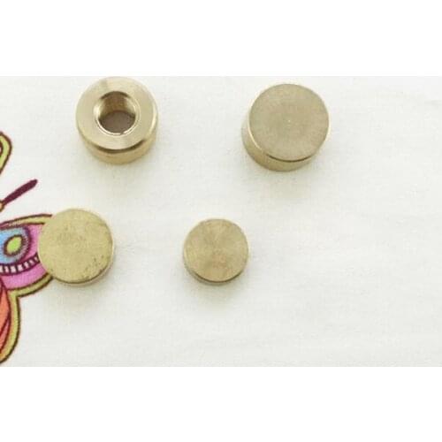 Round brass nut M10*1 lights hollow screw domed ends cover cap connector cobrass Vintage chandelier copper lamp holder