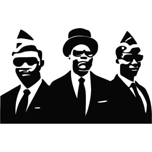 Cool Africa Black Men Car Vehicle Door Body Window Decals Warning Sticker Decor автомобильные товары Hаклейки на авто Cartoon