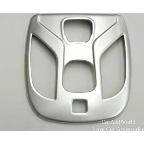 For Jeep Compass 2017 2018 Front Read Light Cover Interior Reading Lamp Decoration Trims ABS Chrome Stickers Car Accessories