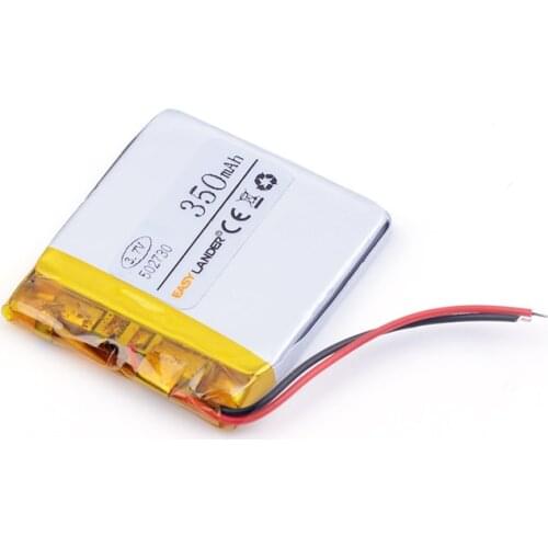 502730 Rechargeable brand new 3.7V lithium battery pack with high capacity 350mah for multi-functional use 052730
