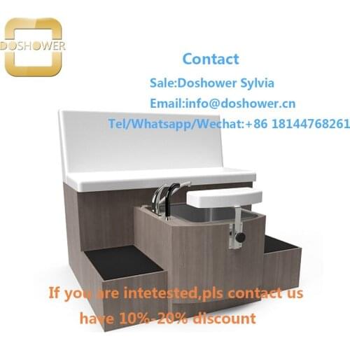 Gel nail polish uv led soak with spa chair clear bowl for usa pedicure bench