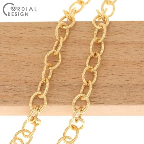 Cordial Design Jewelry Accessories/Chains For Necklace/Hand Made/Genuine Gold Plating/DIY Chains/Jewelry Findings & Components