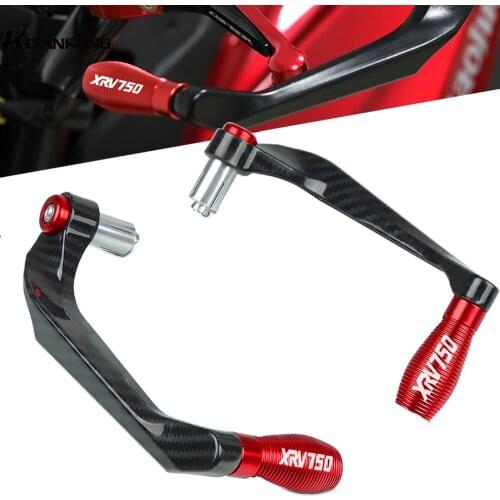 1 Pair Carbon Fiber Motor Brake Clutch Levers Handlebar Protect Guard For HONDA XRV750 L-Y AFRICA TWIN 1990 1991 1992 1993-2003