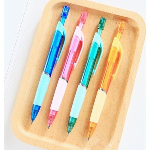 1PC 2.0mm 2B Mechanical Pencils Rod Student Stationery Automatic Pencil School Office Supplies Kids Portable Pen Cover