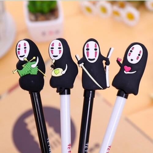 1 piece Stationery Cartoon Faceless Man Gel Pen Creative School Office Kawaii Supply Handles Creative Cute Gift