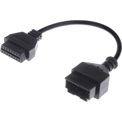 16Pin To 20Pin OBDII Tool Car Diagnostic Adapter Connector Cable For KIA