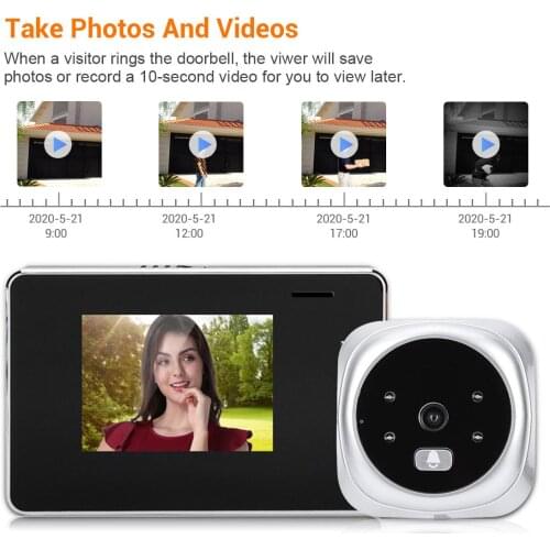 2.8inch TFT Digital Peephole Viewer Motion Detection Video Doorbell Visual Door Phone