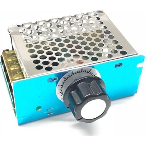 4000W 220V SCR Voltage Regulator Motor Speed Controller Dimming Thermostat