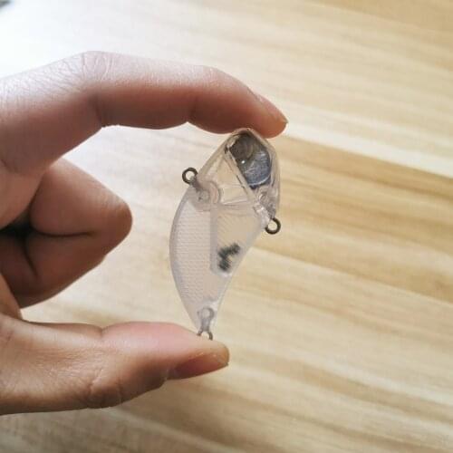 5.5cm 12.2g 50pcs Blank Unpainted Bait DIY VIB Minnow Crankbait wobbler Unpainted Lure Fishing Blank Hard Lures Isca Pesca