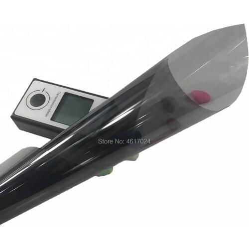 50cmX200cm Anti-glare VLT35% 2ply self adhesive Black car window solar tinting film