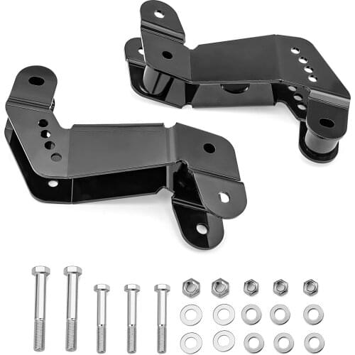 Car Accessories Geometry Correction Front Control Arm Bracket For 2-4" Lift For Jeep Wrangler JK JKU 2007-2018 Heavy-Duty Steel