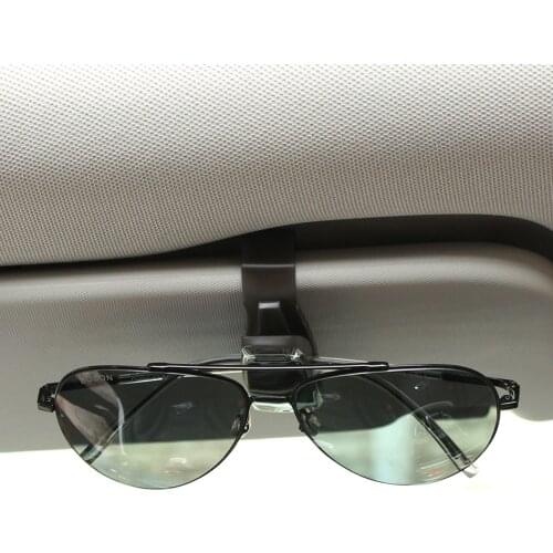 Car Visor Glasses Sunglasses Ticket Clip Holder for peugeot 206 volvo v70 opel alfa romeo toyota c-hr ford focus 2 Accessories
