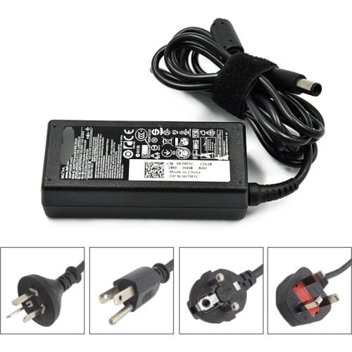 Used Genuine 19.5V 3.34A AC Adapter For Dell N4010 N5010 N7010 E6420 E6510 E6520 E6530 E6500 LA65NS2-01 PA-12 FAMILY Charger