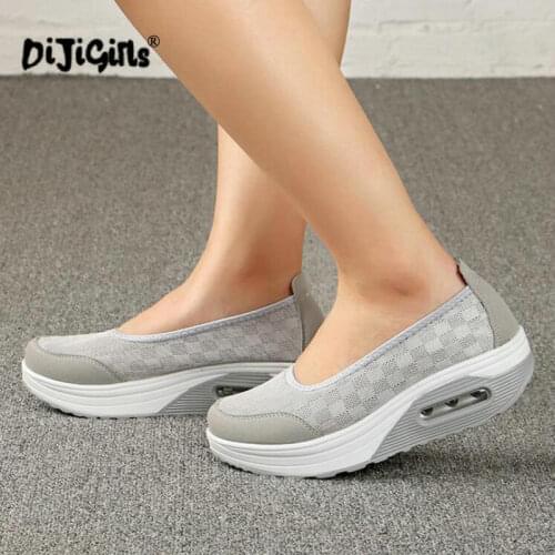 Summer Women Sandals Breathable Mesh Summer Shoes Fashion Platform Shake Shoes Ladies Sandals Wedges Shoes For Women Drop Ship